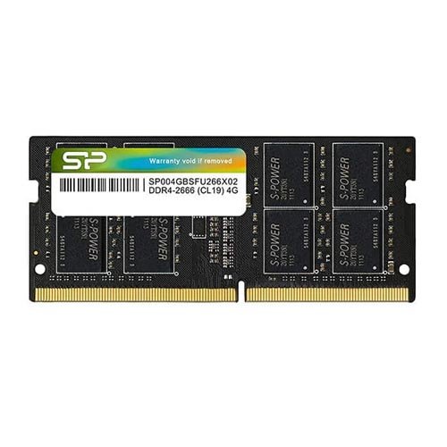 Silicon Power 4GB 2666MHz DDR4 SODIMM Laptop Memory SP004GBSFU26X02